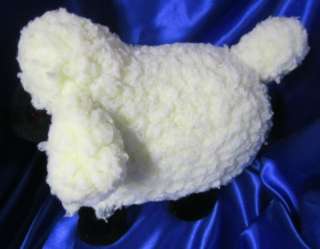 Large Black and white stuffed Sheep Plush fluffy S0  