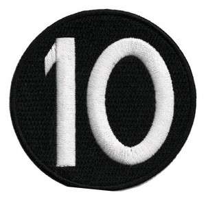 BEN 10 number 10 Cartoon Emo Embroidery Iron on Patches  
