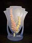 fantastic roseville foxglove vase blue 47 8 divided fan free