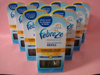 10 Febreze NOTICEables Refill Clean Citrus & Citrus  