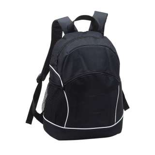 padded student college textbook school backpack  Black  
