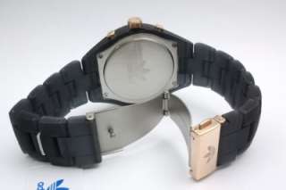   Cambridge Chronograph Black Acrylic Rose Gold Watch 45mm ADH2570