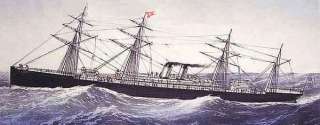 RARE 1912 WHITE STAR LINE SHIP MARITIME NAUTICAL SHIP PULLEY SAME CO 