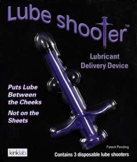 Kinklab Purple Lube Shooter Great with Prostate Massager  