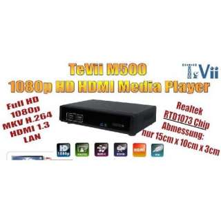 TeVii M500 Network HD 1080p Full HD Media Player MKV H.264 HDMI 1.3