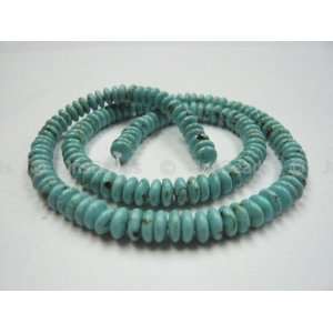   Green Turquoise 6mm Gemstone Abacus Beads 16 Arts, Crafts & Sewing