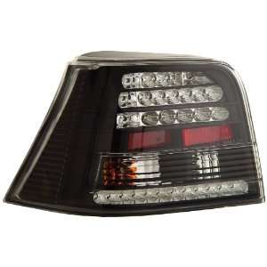Anzo USA 321065 Volkswagen Golf Black LED Tail Light Assembly   (Sold 