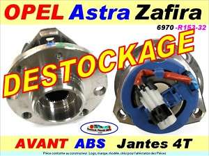   Roulement Avant OPEL Astra G Zafira ABS Jantes 4 trous