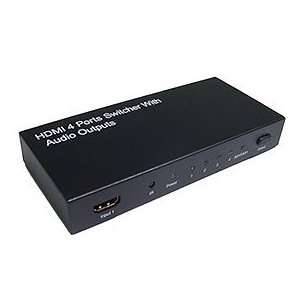  Calrad 40 998 4x1 HDMI 1080p 3D Switcher with IR and RS 