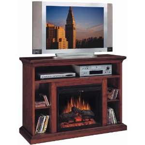   Home Theater with Electric Fireplace by Classic Flame