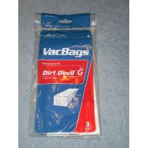  Vacbags Ultra Care Dirt Devil Vacuum Cleaner Bags Type G 