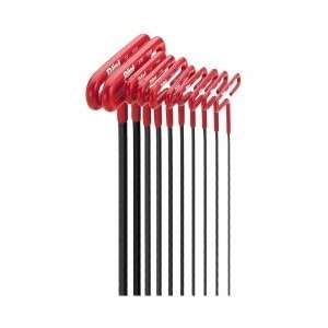  HEX KEY SET 10 PC T HANDLE 9IN. SAE 3/32 3/8IN.CSH Arts 
