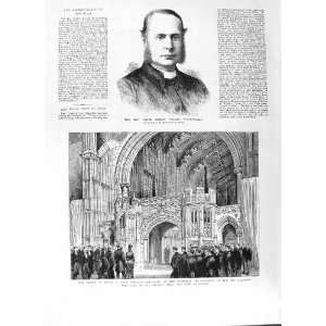   1882 REV. CANON WILBERFORCE ETON COLLEGE PRINCE WALES