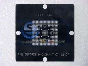 80*80mm nVidia GO 7200 7300 7400 7600 7700 BGA stencil template IC 