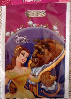 Disney Princess BELLE BEAUTY & BEAST 16 loot bags PARTY  