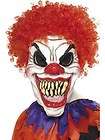 adult scary evil clown halloween foam costume mask with ubicacion