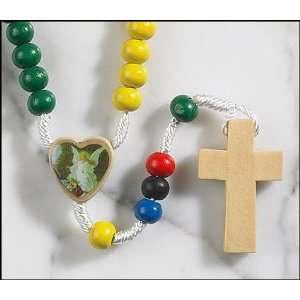  Blessed By Pope Benedict XVI Guardian Angel Rainbow Cord 