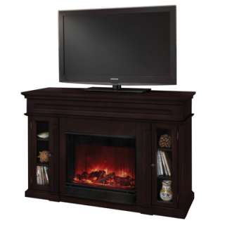 Real Flame Lannon Ventless Electric Fireplace and Media Center 