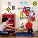Two Two Train 2nd Birthday Giant Wall Decals