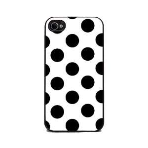  Black and White Polka Dot   iPhone 4 or 4s Cover Cell 