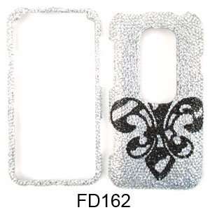  CELL PHONE CASE COVER FOR HTC EVO 3D RHINESTONES SAINTS 
