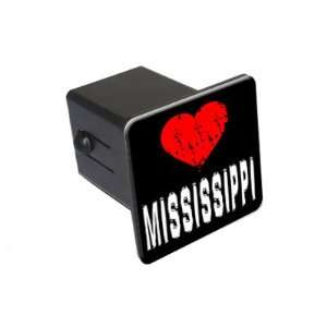 Mississippi Love   2 Tow Trailer Hitch Cover Plug Insert