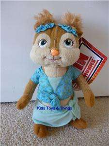 Alvin & The Chipmunks Chipwrecked   Chipettes ELEANOR Soft Toy 20cm 