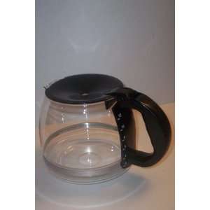  Coffee Maker 12 Cup Glass Replacement Carafe, Black 