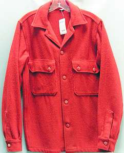 1940s  Outdoors/Hunting  Vintage Mens Red Wool Jacket/Coat  