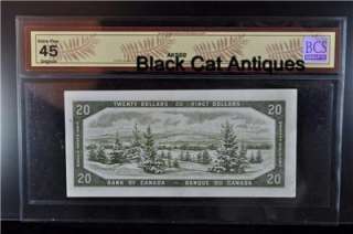 1954 Canada $20 Twenty Dollar Bill BC 33a EF45 BCS  