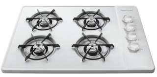New Frigidaire 30 30 Inch White Gas Stovetop Cooktop FFGC3005LW 