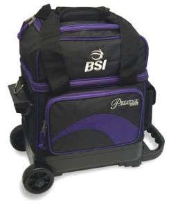 BSI Purple/Black 1 Ball Roller Bowling Bag  