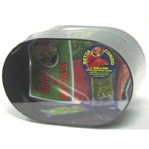  Gallon Oval Black (Catalog Category Aquarium / Plastic Fish Bowls