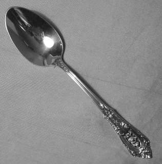   STERLING SILVER WALLACE ROSE POINT 1934 5 OCLOCK OR COFFEE SPOON