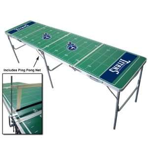   Portable NFL Tailgate Beer Pong Table   8 Foot