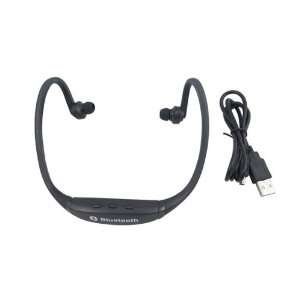 Black Sports Stereo Wireless Bluetooth Headset Earphone Headphone for 