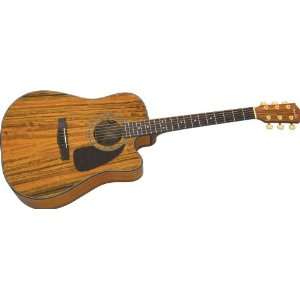    Fender CD220CE Acoustic Guitar Natural: Musical Instruments