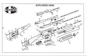 Mossberg 500 835 590 Pump Shotgun Owners Manual Guide  