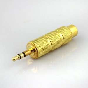   5mm Male to 6.5 Mm Female Stereo Audio Adapter Golden Electronics