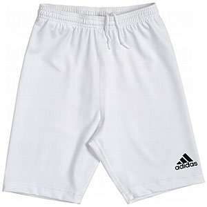  adidas Mens Samba Tight Shorts White/Medium Sports 