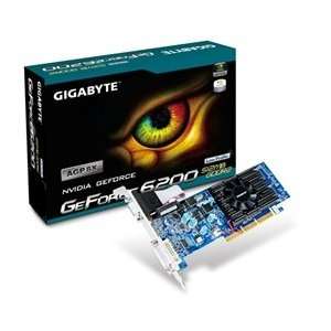 com Gigabyte Video Card Gv N62 512l Geforce 6200 512MB Ddr2 64bit Agp 