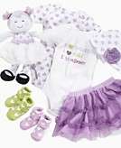 Macys   Baby Starters Baby Hat, Baby Girls Purple Heart Print Beanie 