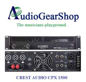 CREST AUDIO CPX1500 DJ Power Amplifier Dual Power Amps  