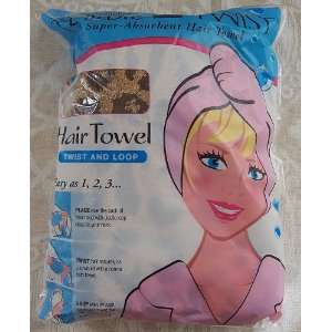    Turbie Twist Hair Wrap Towel Animal Print Leopard 