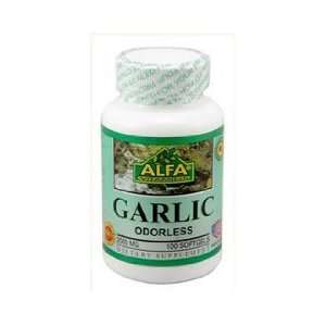   Vitamins Garlic Odorless 1000 mg 100 caps Heart Health Antioxidant