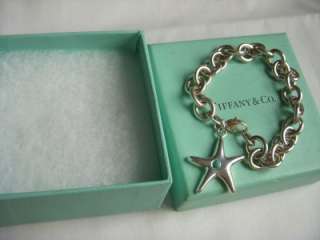   Co. Sterling & Turquoise Starfish Charm Bracelet With Gift Box  