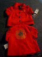 Baby Phat Toddler Girls Jacket NEW Logo 3T Red Coat  