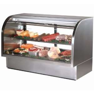     CURVED GLASS DISPLAY CASE   REFRIGERATED BAKERY: Office Products
