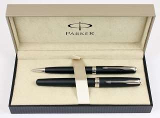 Parker Sonnet Fountain & Ballpoint pen Set Matte Black  