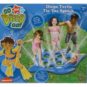 Diego Turtle Tic Tac Splash Water Sprinkler Mat Plus  